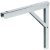 Hinged Bracket Adj 400mm 60kg/Pr Steel Glv