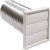 Manrose Sys4 100mm Wall Grille Kit Wht