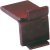 Shelf Support Stud 16x14mm Dbl Steel Dk Brz