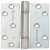 Hi-Load Butt Hinge Rad 100x88mm Steel Bright Zinc Plated