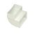 Manrose 220x90mm 90D Vrt Conn PVC Grey