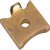 Shelf Support Stud 19x20mm Sgl Steel EB