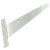Med Pattern Tee Hinge 305x100mm MS Bright Zinc Plated