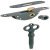 Hook Bolt Mortice Lock BS 9mm UH Steel Brz