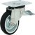 D100mm Castor Swivel with Brake Plastic Galvanised