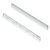 Guide Rail 17mm Groove 11x350mm Plastic Wht