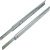 2726 BB Drawer Runner 2-Way Sgl 15kg 400mm Bright Zinc Plated