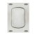 Startec Flush Pull Handle Sqr 120x40mm SSS
