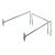 Filing Rails+Stop Rails 450mm Steel Chrome Plt