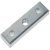 Screw-On Plate M8 60x17mm Galvanised Steel