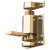 Barrel Bolt Straight 32x102mm Brass SN