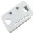 Cable Outlet Rect 55x105mm Plastic Black