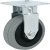 D75mm Castor Fixed without Brake Plastic Galvanised