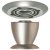 Furniture Feet/Plate Set 100mm Plastic Silver