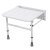 Nyma Care/Pro Fld Shwr Seat+Legs Wht