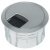 Cable Outlet 2prt D80x24mm Plastic Stainless Steel Col