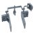 Catenaria Pro Cross Bar Cover Caps PlGry