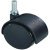 D30mm Twin Castor Swivel without Brake Phillips Bk