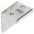 Angled Striking Plate w Slot Brass BP