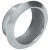Cylinder Rosette, 3/4" (Ø25 mm) for Symo Locks – Steel, Frosted Nickel Plated