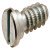 Collared Screw w Spec Thread 5mm Steel Galvanised