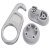 Table Connector 50kg Plastic Grey/B.Zinc Alloy