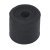 Door Stop/Floor D34x26mm Rubber Wht