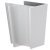 Plinth Connect 146mm 90D/End Anodised Silver