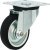 D80mm Castor Swivel without Brake Plastic Galvanised