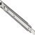 3320-50 BB Drawer Runner Full 60kg 550mm Bright Zinc Plated