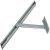 OH Door Holder Inward 90-130D Silver