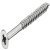Hospa Screw Prt Countersunk PZ3 D6.0x70mm Glv
