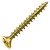 Spax Screw Ful Countersunk PZ2 1300pc Trade Pk Yellow Zinc