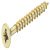 Spax Screw Ful Countersunk PZ2 D3.5x16mm Yellow Zinc
