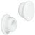 Cover Caps D6mm Blind Phillips Plastic White 9010