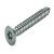 Security Screw 6 Lobe Countersunk A2 T15 3.5x25mm
