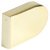 Tiomos 95D Cover Cap D-Shape Plastic Polished Chrome