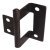 Cranked Flush Hinge 15-16mm 50mm Steel FB