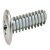Panel Mnt Screw Flt PZ2 D5.0x27.5mm Steel Glv