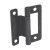Cranked Flush Hinge 50mm Steel FB