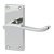 Victorian Lvr Hdls/Plt Scroll Latch EB