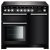 Rectangle EDL100EIBL/C Range Ind Chrome/Black