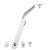 Free Flap H 1.5 Plastic/Metal D RH White