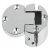 90D Plano Medical Flap Hinge Zinc Alloy/Brs NP