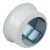 WithRobe Rail D19mm Invisifix Socket White