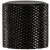 Graf 2 Cyl Knob Aluminium Black D10x33mm