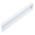 Cubic Inset Handle Zinc Alloy Matte White 160mm
