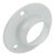 WithRobe Rail D25mm Deluxe Socket White