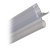 Shower Seal H-Pro Btm w Bulb Trans PVC