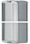 Wall Rail f Shoe Rack 1120x31.5x14mm Chrome